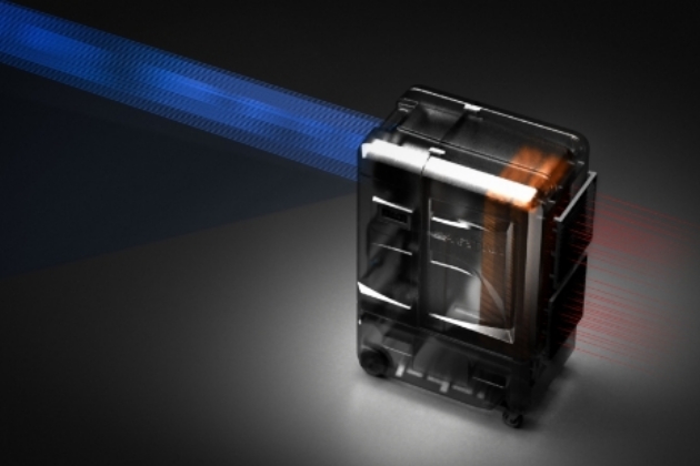 A diagram of the airflow when using a Spartan evaporative cooler